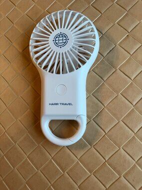 The Roku Mini Fan White Rechargeable Advertising Harr Travel New